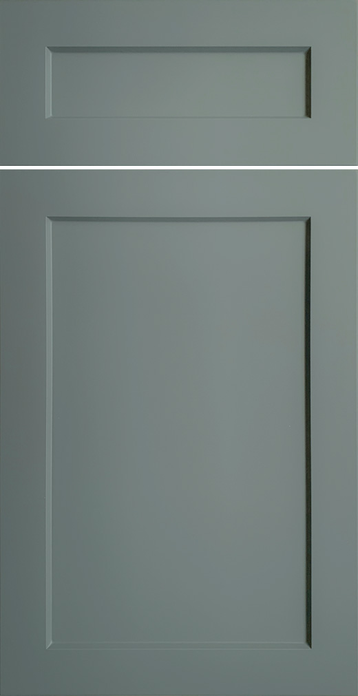 Shaker cabinet door style in Surf SuperMatte