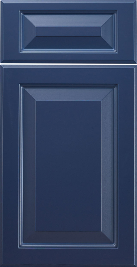Wellington cabinet door style in Navy SuperMatte