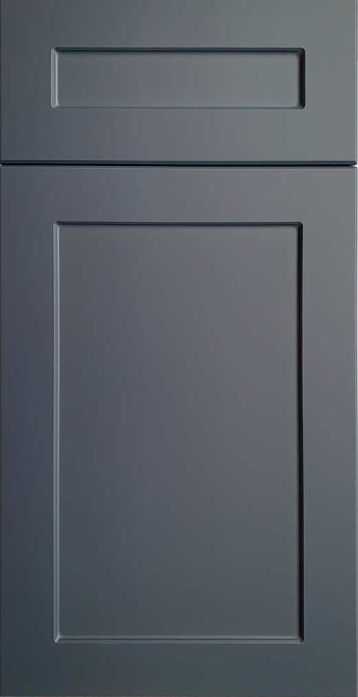 LONDON 10500 cabinet door style in Midnight 5122 SuperMatte 3DL