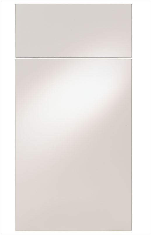LEVEL Acrylic cabinet door style in White Acrylic