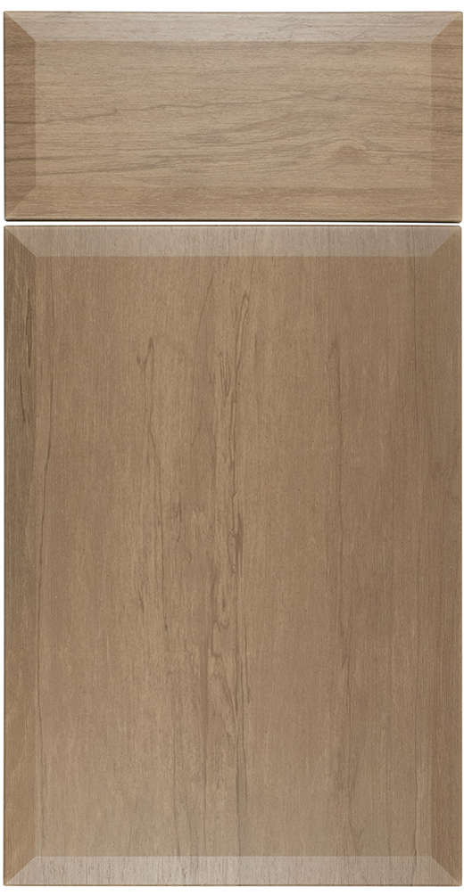 Novara cabinet door style in Salt of the Earth