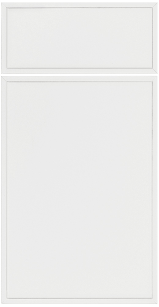 TM507 cabinet door style in Nordic White SuperMatte